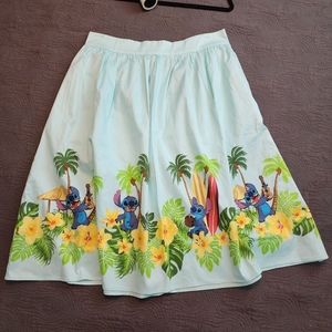 NWT Lilo and Stitch Border Skirt - Hot Topic